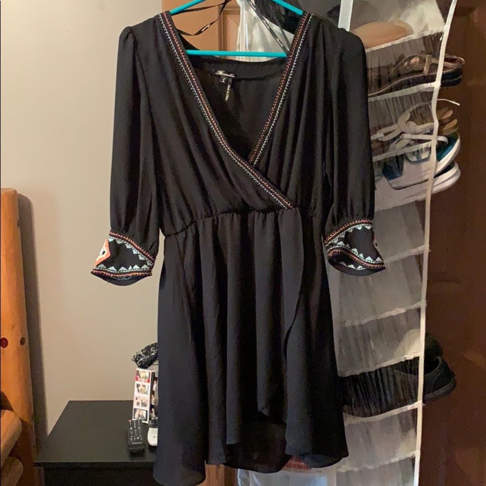 black dress